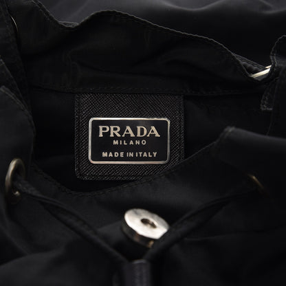 Prada Nylon Vela Medium Backpack Black 6 of 7