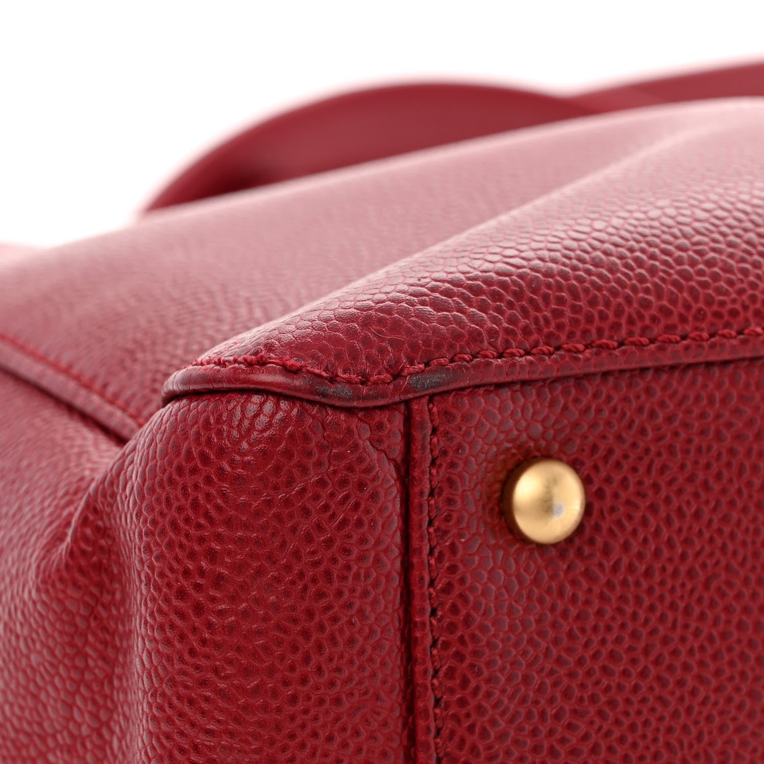 Chanel Caviar Timeless CC Shoulder Bag Red 13 of 16