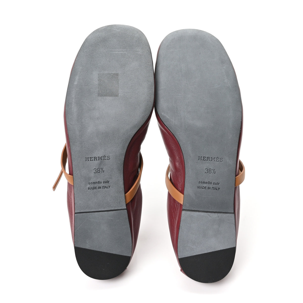 Nappa Jolly Ballet Flats 38.5 Rouge H Naturel