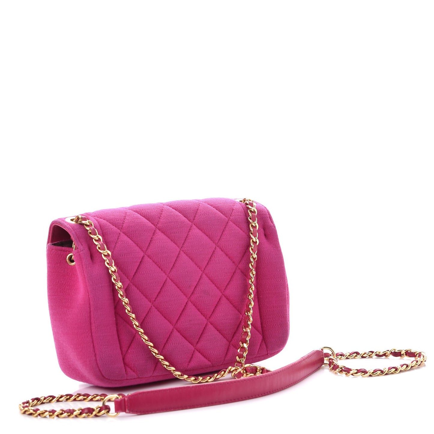 Jersey Quilted Mini Chic With Me Flap Pink
