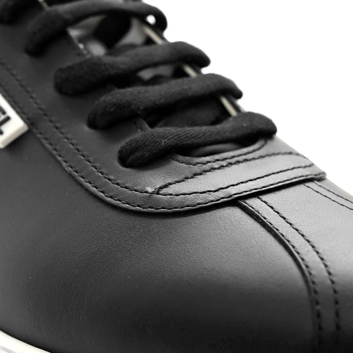 Calfskin Mens CC Sneakers 42 Black