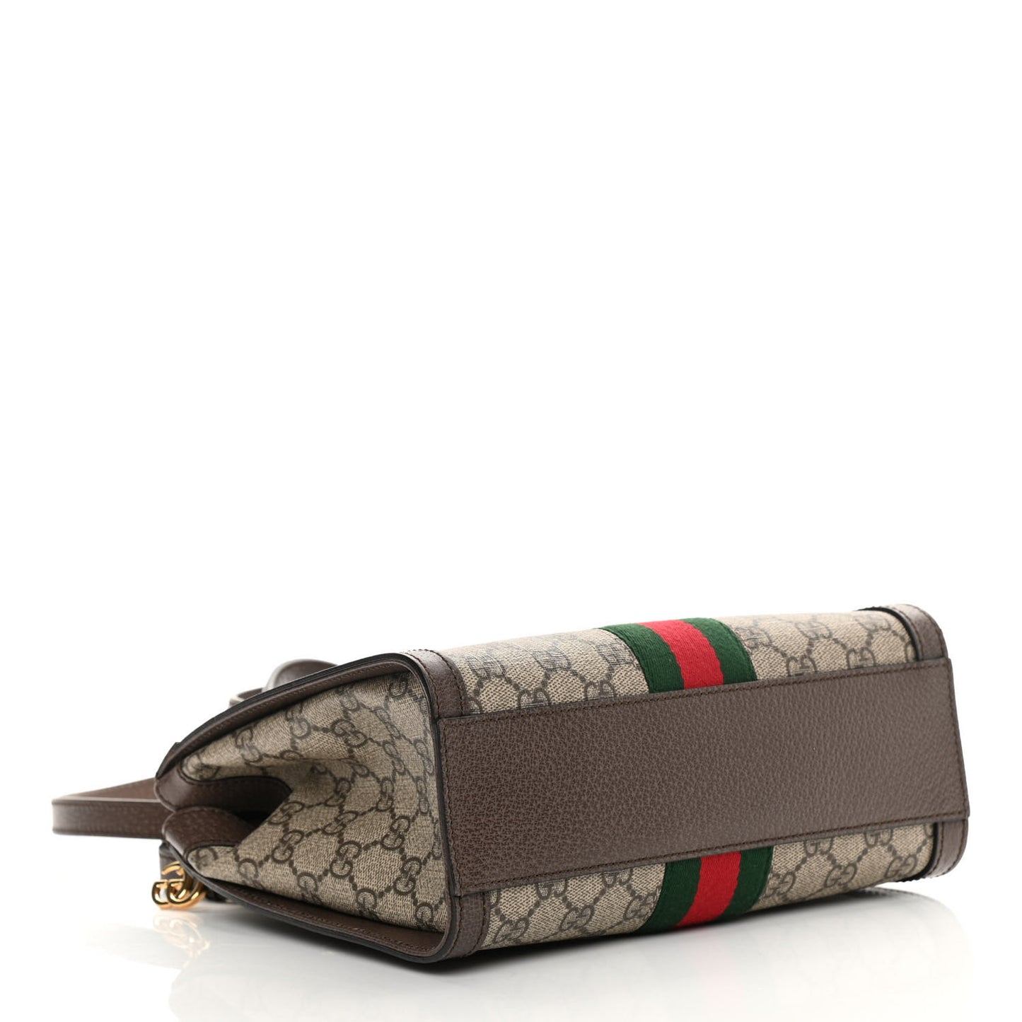 GG Supreme Monogram Small Ophidia Tote Bag Brown