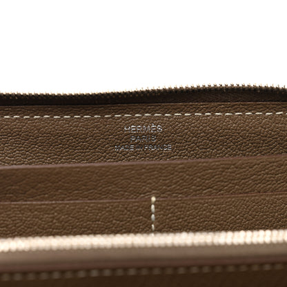 Hermes Chèvre Mysore Azap Wallet Etoupe 6 of 8