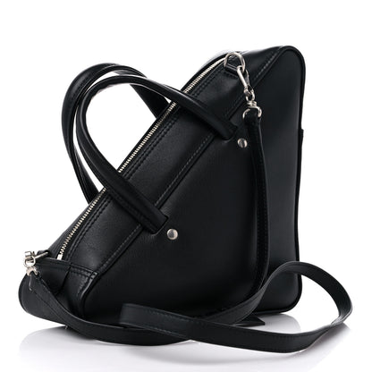 Balenciaga Calfskin S Triangle Duffle Black 3 of 9