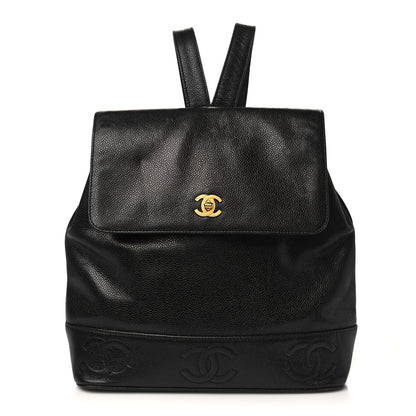 Chanel Caviar CC Backpack Black 1 of 9