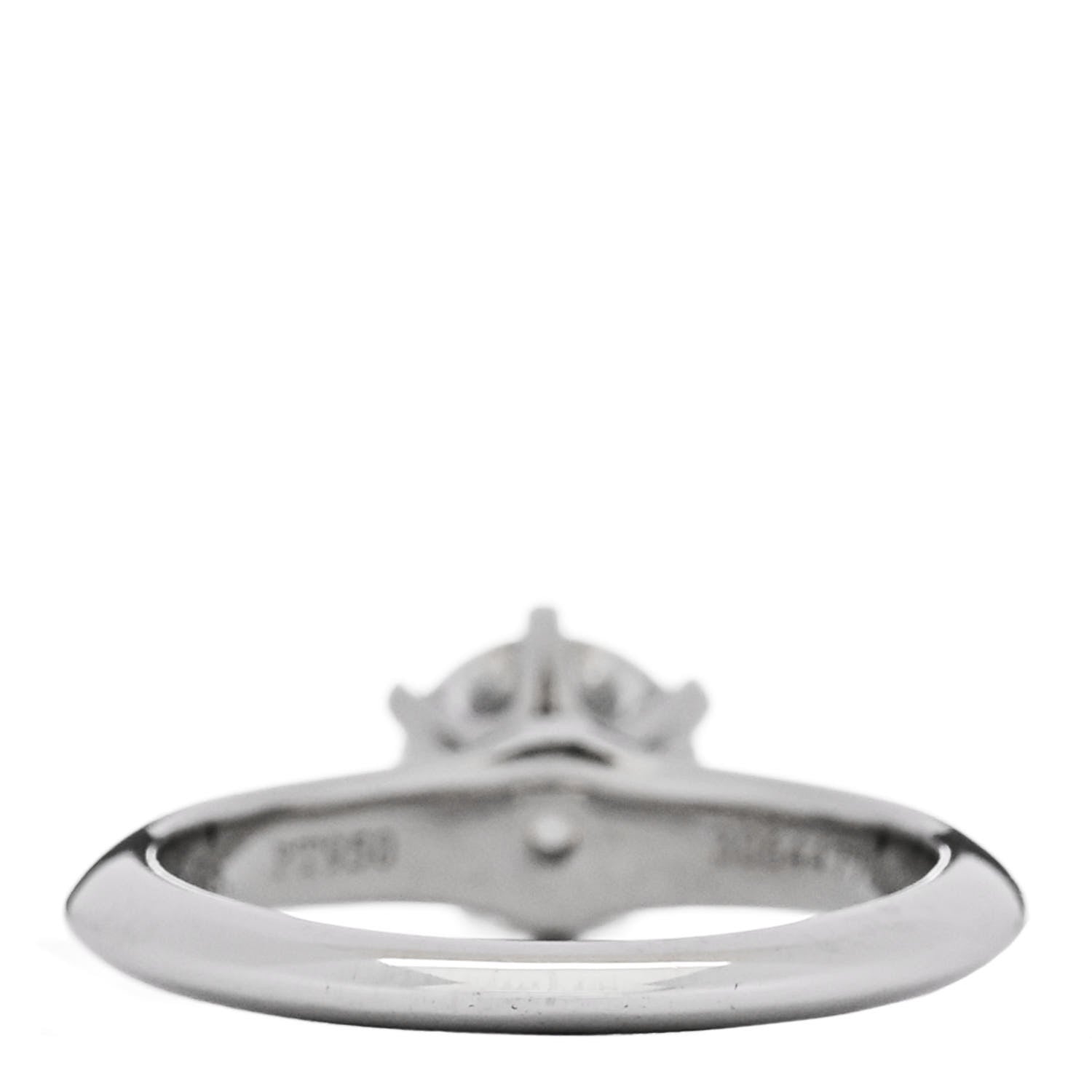 Tiffany Platinum Diamond 1.02ct Solitaire Engagement Ring 48 4.5 4 of 7