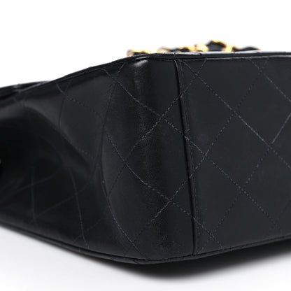 Chanel Lambskin Quilted XL Jumbo Single Flap Black 9 of 12