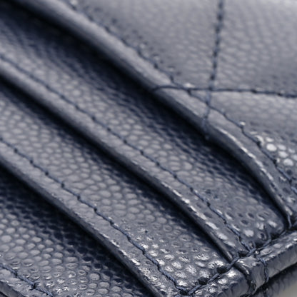 Chanel Caviar Quilted Multi Card Holder Navy 17 of 20