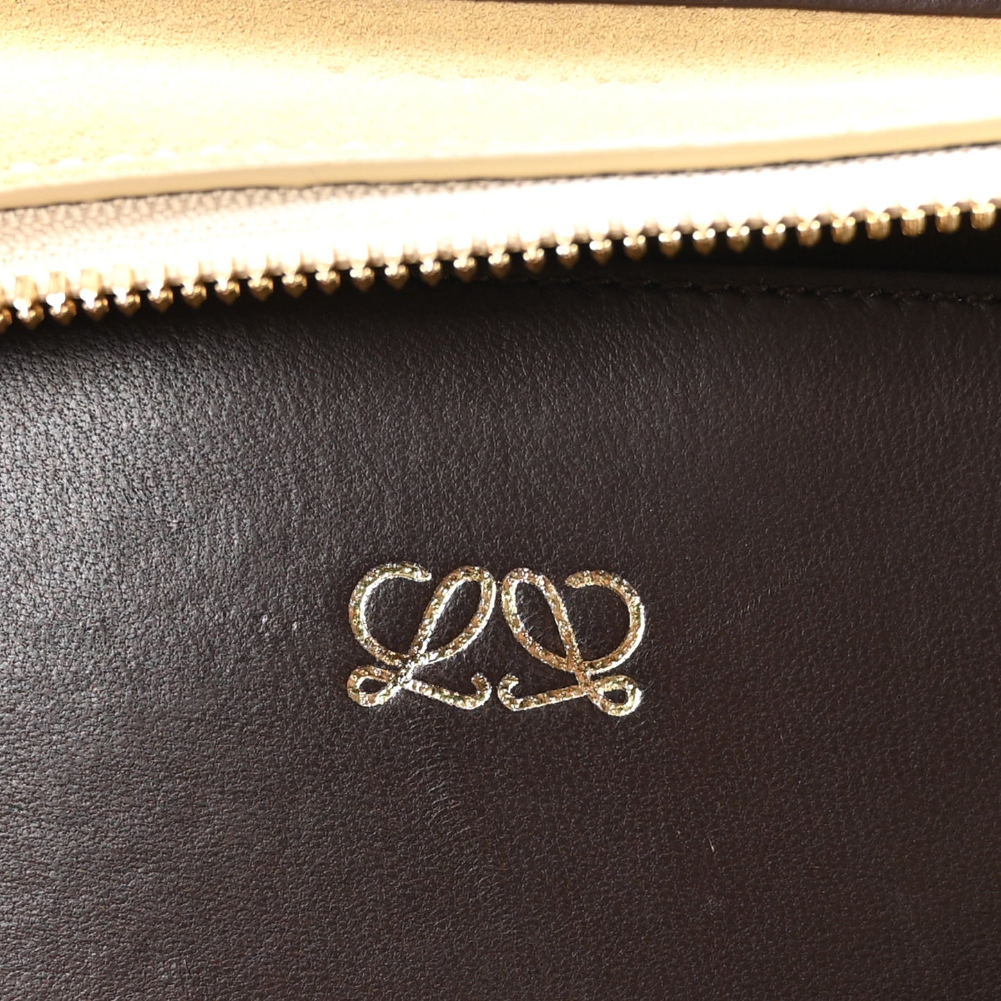 Suede Calfskin Amazona Small 180 Oro Chocolate