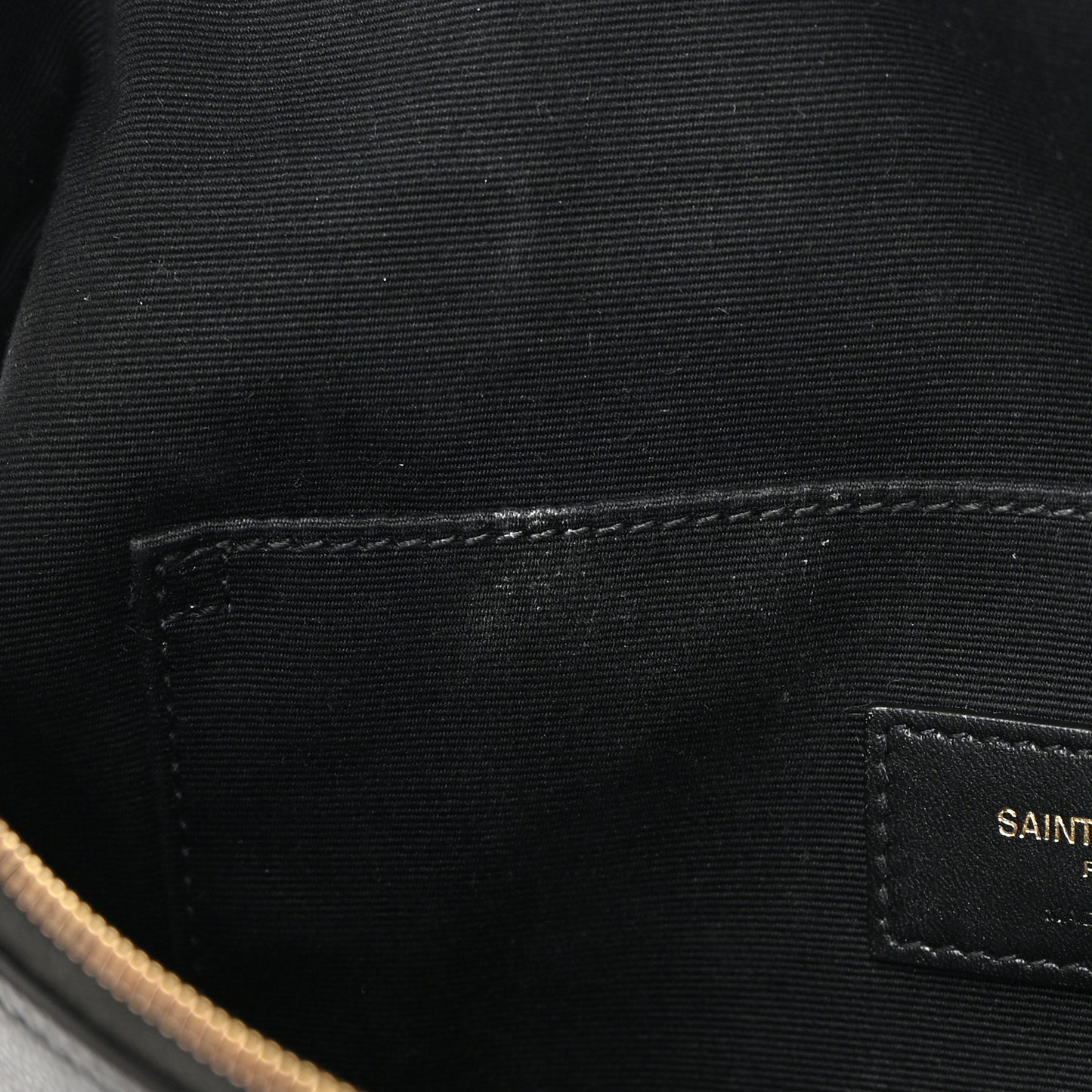 Grain De Poudre Monogram Belt Bag Black