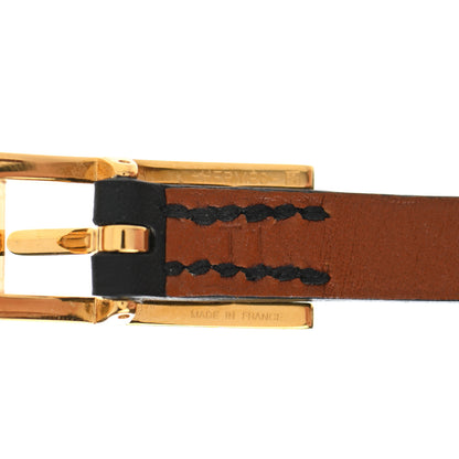 Hermes Chamonix Behapi Double Tour Bracelet T1 Black Fauve 6 of 9