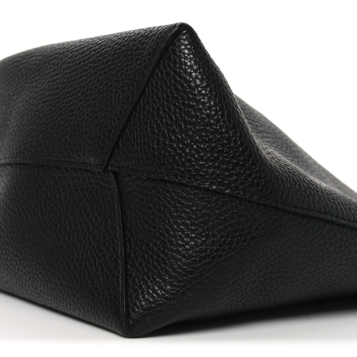 Mansur Gavriel Pebbled Calfskin Small Everyday Cabas Black 9 of 9