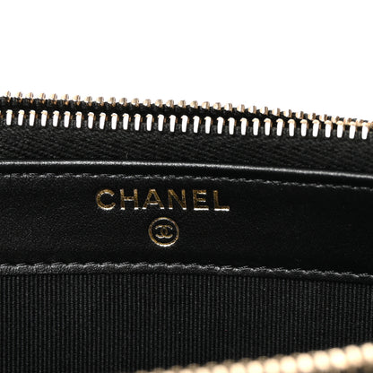 Chanel Caviar Quilted Zipped Phone Holder With Chain Black 6 of 11