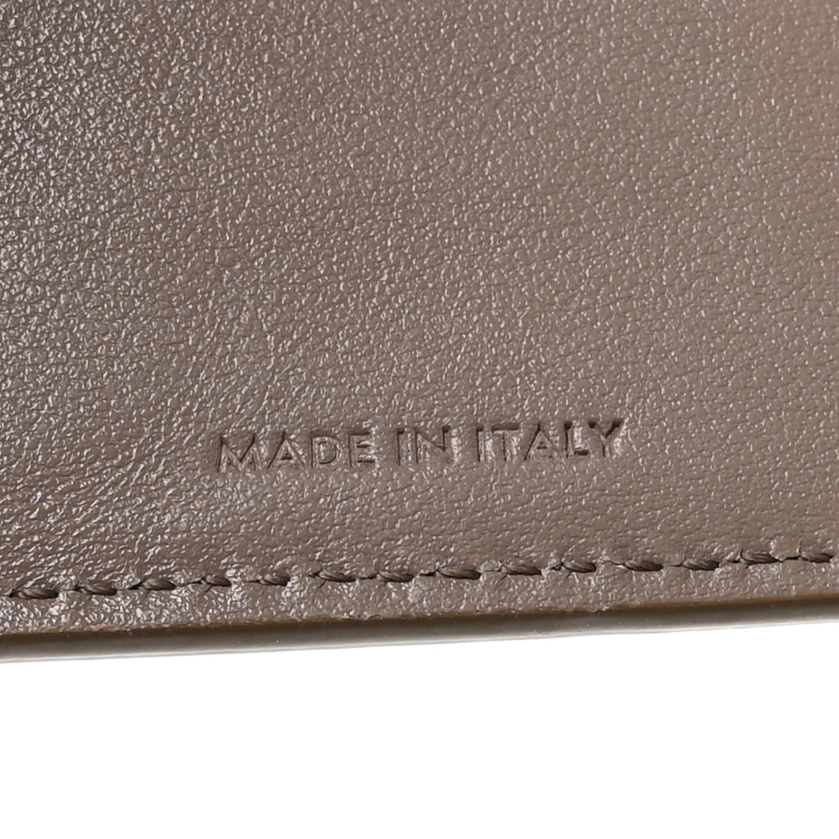 Celine Grained Calfskin Small Tri-Fold Wallet Pebble 6 of 9