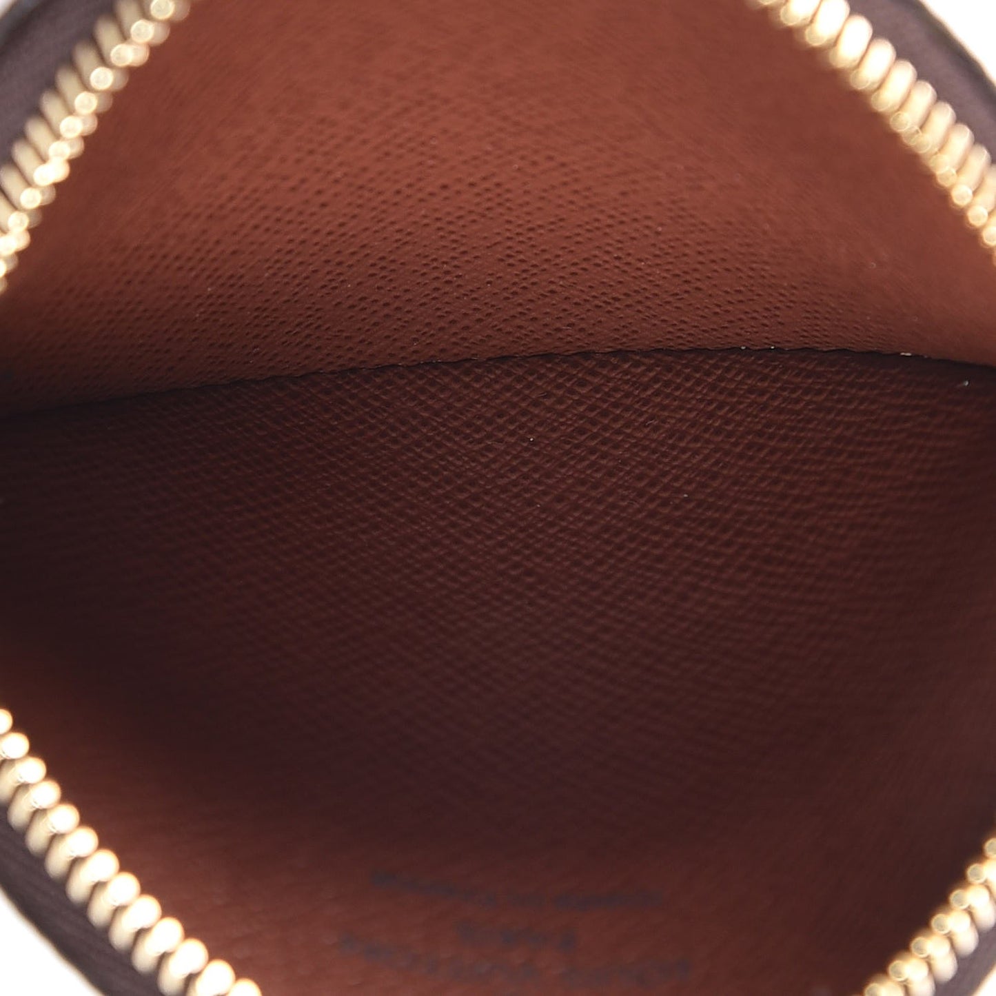 Monogram Round Coin Purse