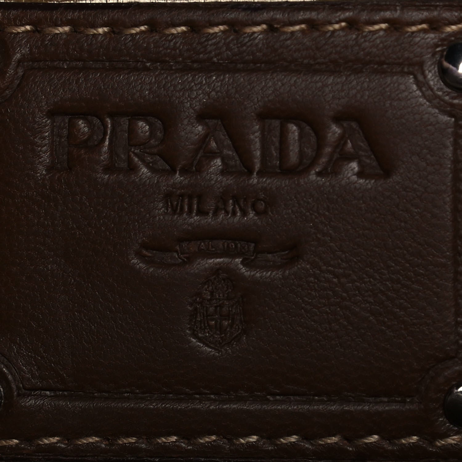Prada Nappa Fringe Shopping Tote Noce 6 of 12
