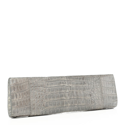 Nancy Gonzalez Crocodile Clutch Grey 2 of 6
