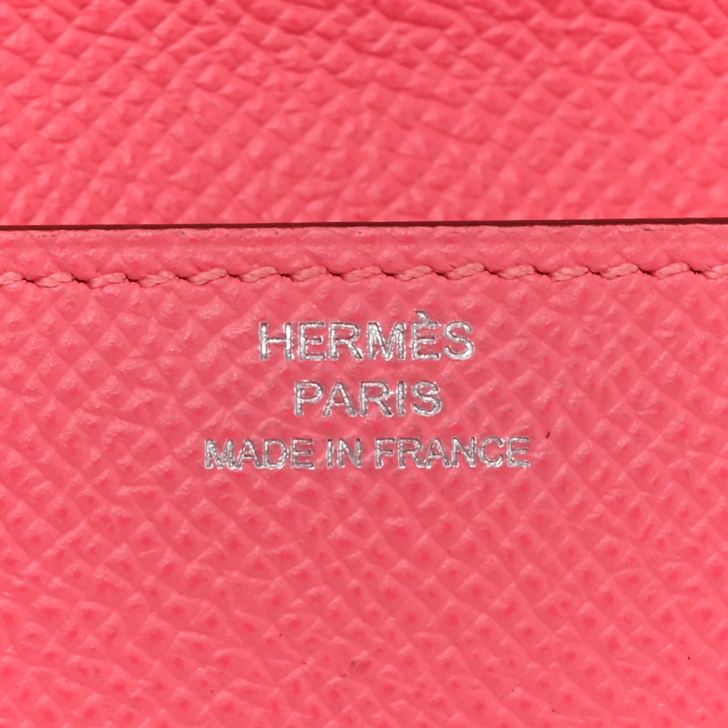 Hermes Epsom Mini Clic Card Holder Rose Azalee 8 of 11