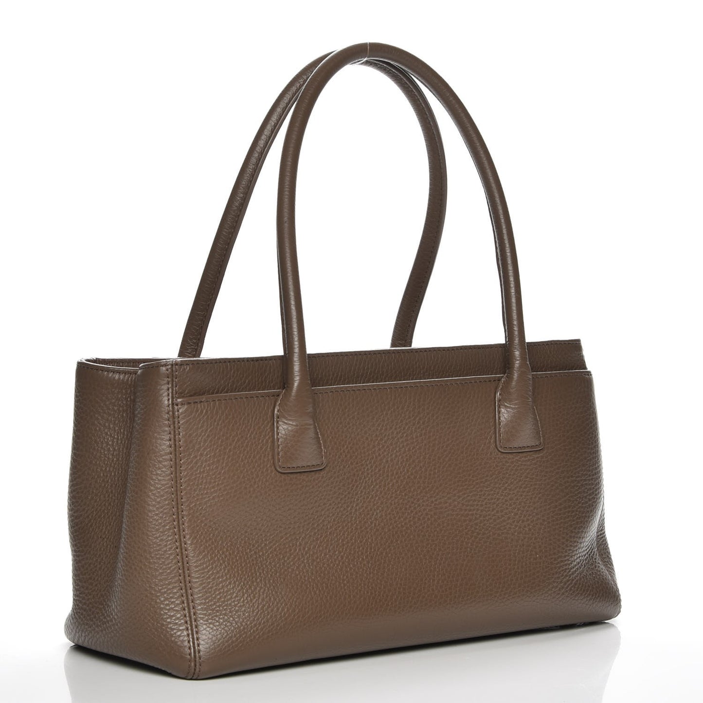 Deerskin Small Cerf Shopper Tote Brown