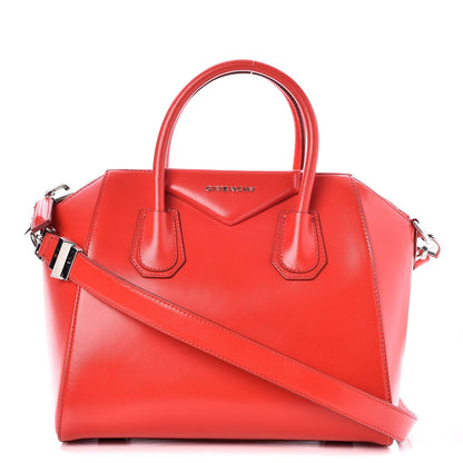 Givenchy Shiny Lord Calfskin Small Antigona Medium Red 1 of 8