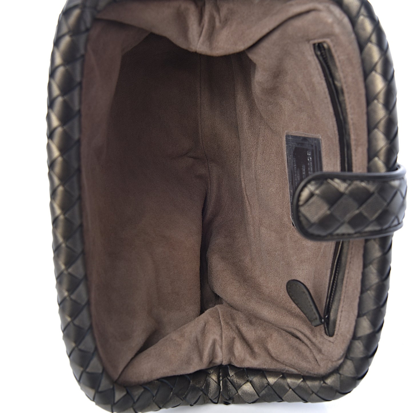 Nappa Intrecciato The Lauren 1980 Clutch Platinum