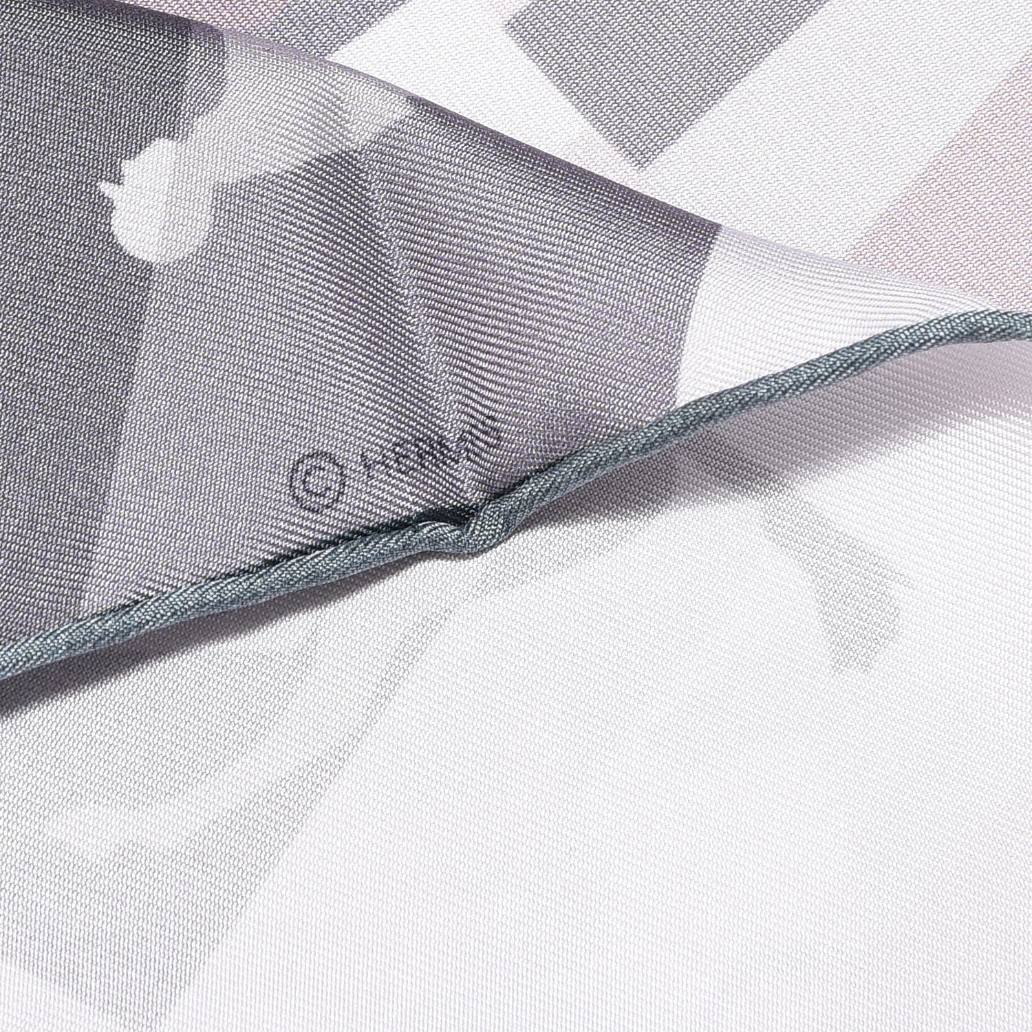 Hermes Silk Galop Chromatique Scarf 90 Anthracite Gris Etoupe 3 of 5