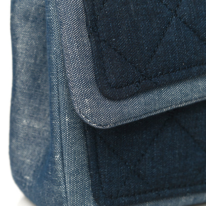 Chanel Denim Quilted Small Medallion Flap Blue 27 of 27