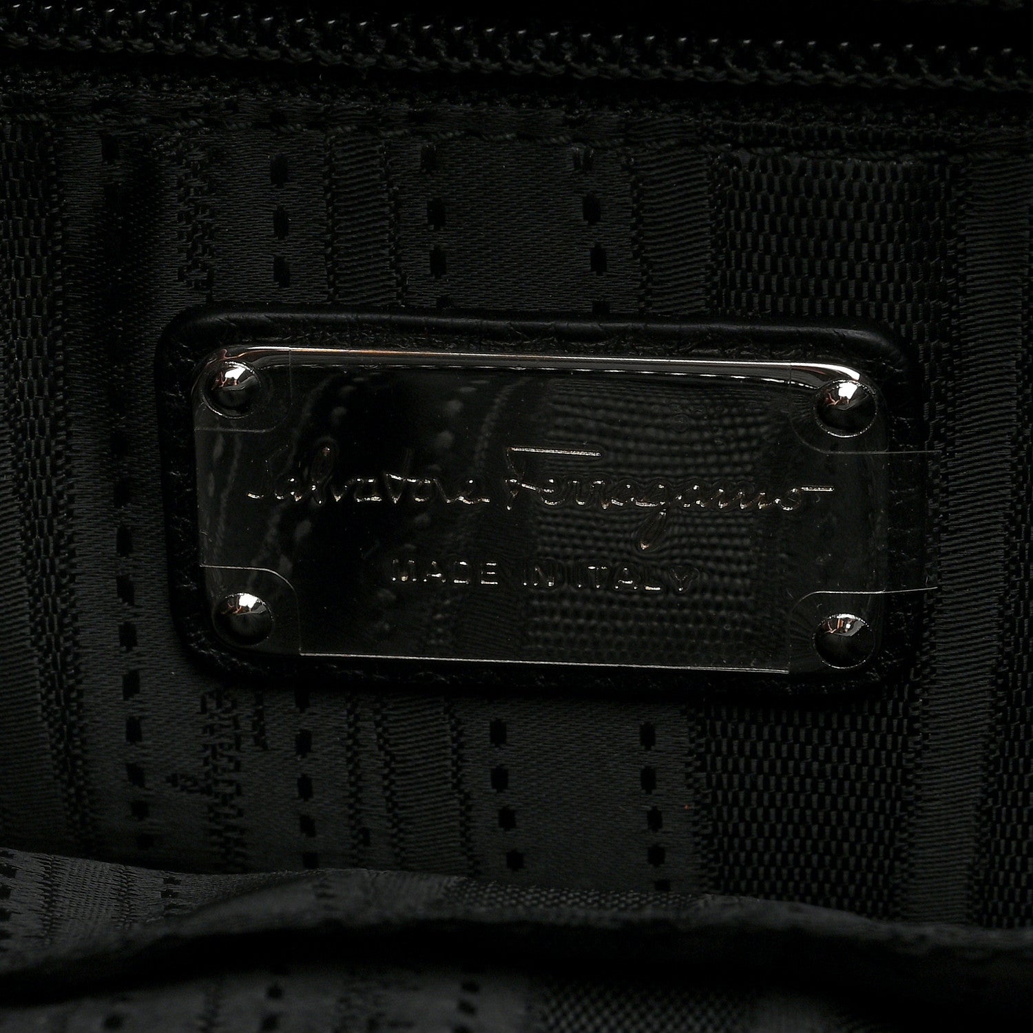 Salvatore Ferragamo Grained Calfskin Medium Sofia Satchel Black 6 of 9