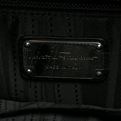 Salvatore Ferragamo Grained Calfskin Medium Sofia Satchel Black 6 of 9