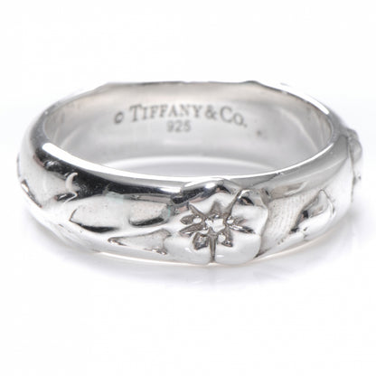 Tiffany Sterling Silver Nature Rose Ring 8 1 of 7