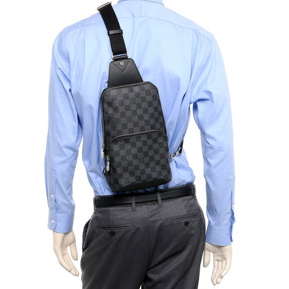 Louis Vuitton Damier Graphite Avenue Sling Backpack 2 of 7
