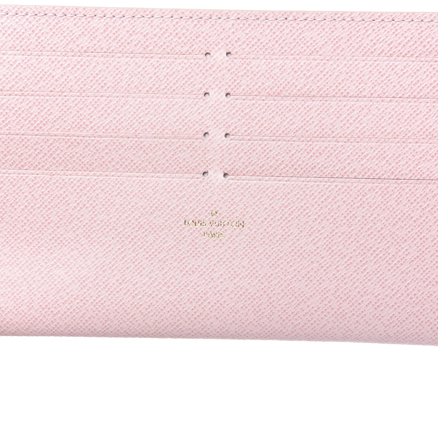 Damier Azur Pochette Felicie Chain Wallet Rose Ballerine