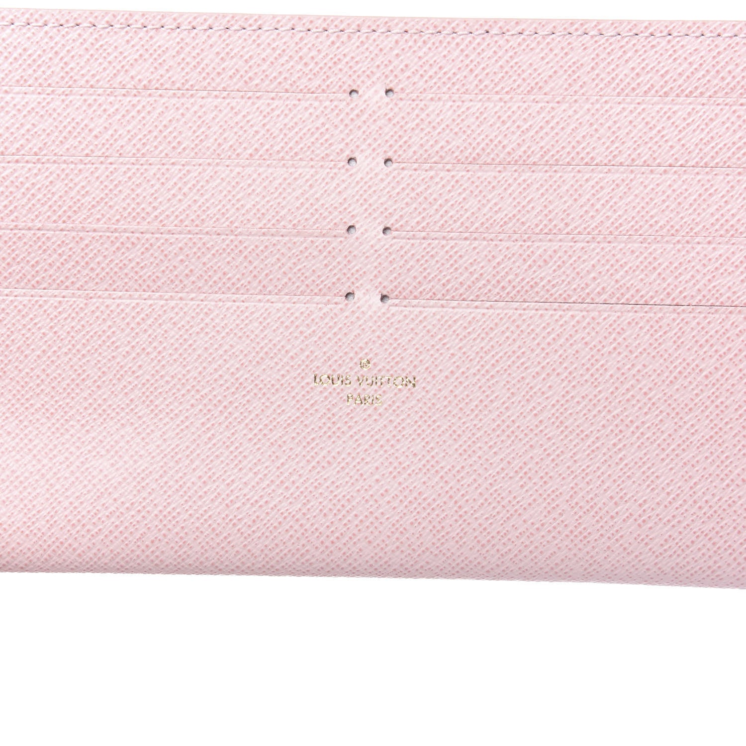 Louis Vuitton Damier Azur Pochette Felicie Chain Wallet Rose Ballerine 5 of 10