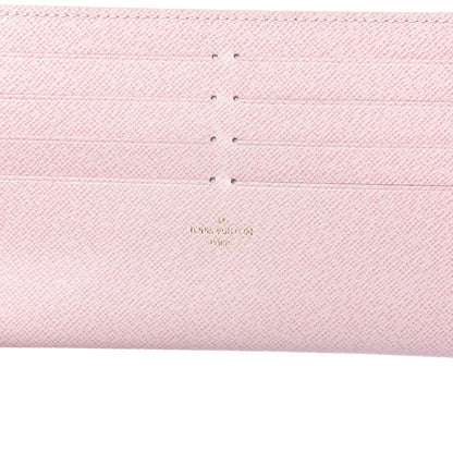Louis Vuitton Damier Azur Pochette Felicie Chain Wallet Rose Ballerine 5 of 10