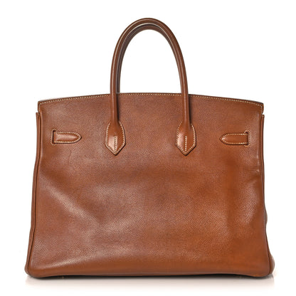 Hermes Courchevel Birkin 35 Gold 3 of 57