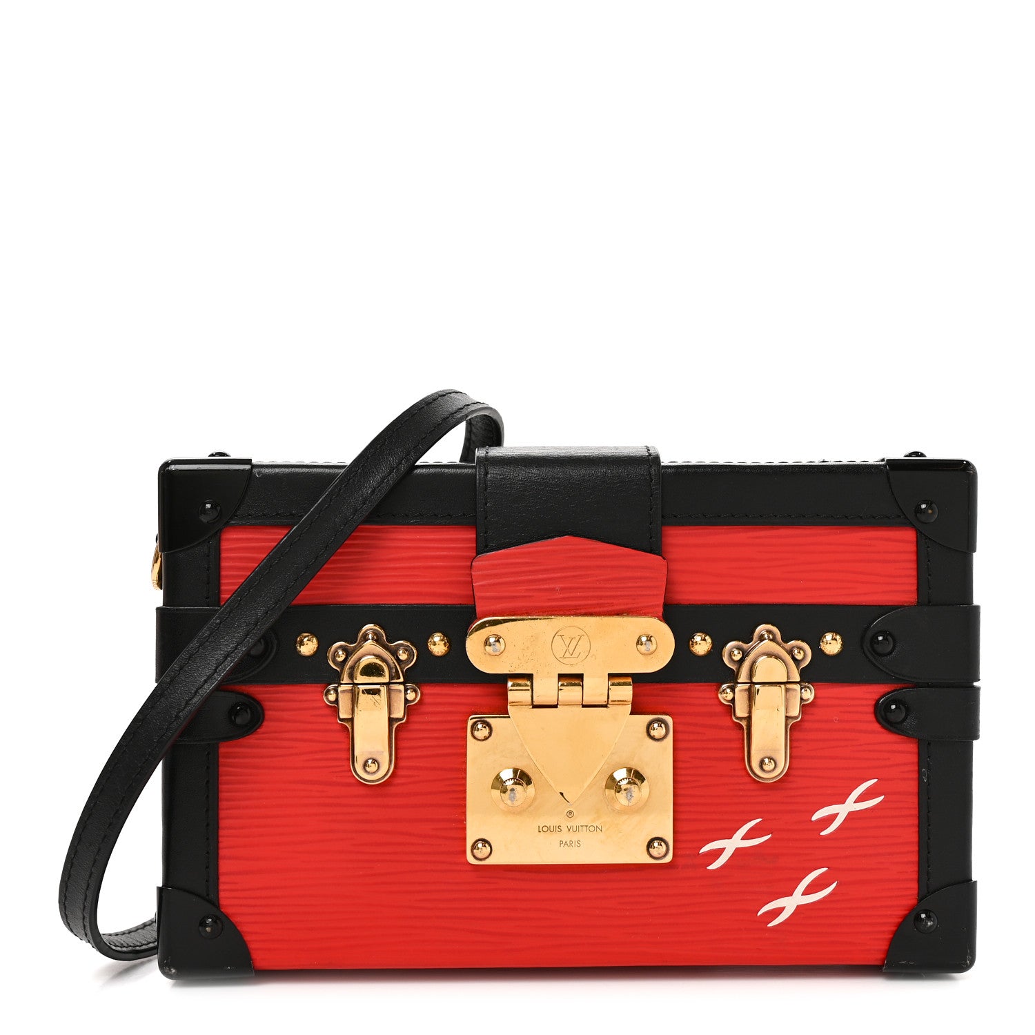 Louis Vuitton Epi Petite Malle Coquelicot 1 of 9