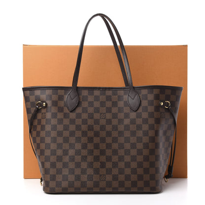 Louis Vuitton Damier Ebene Neo Neverfull MM Rose Ballerine 14 of 14