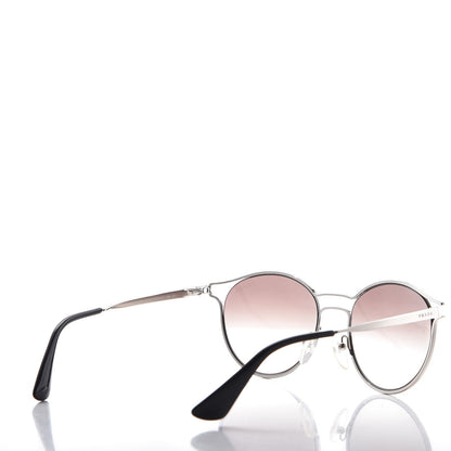 Prada Cinema Sunglasses SPR 62S Black Silver 4 of 8