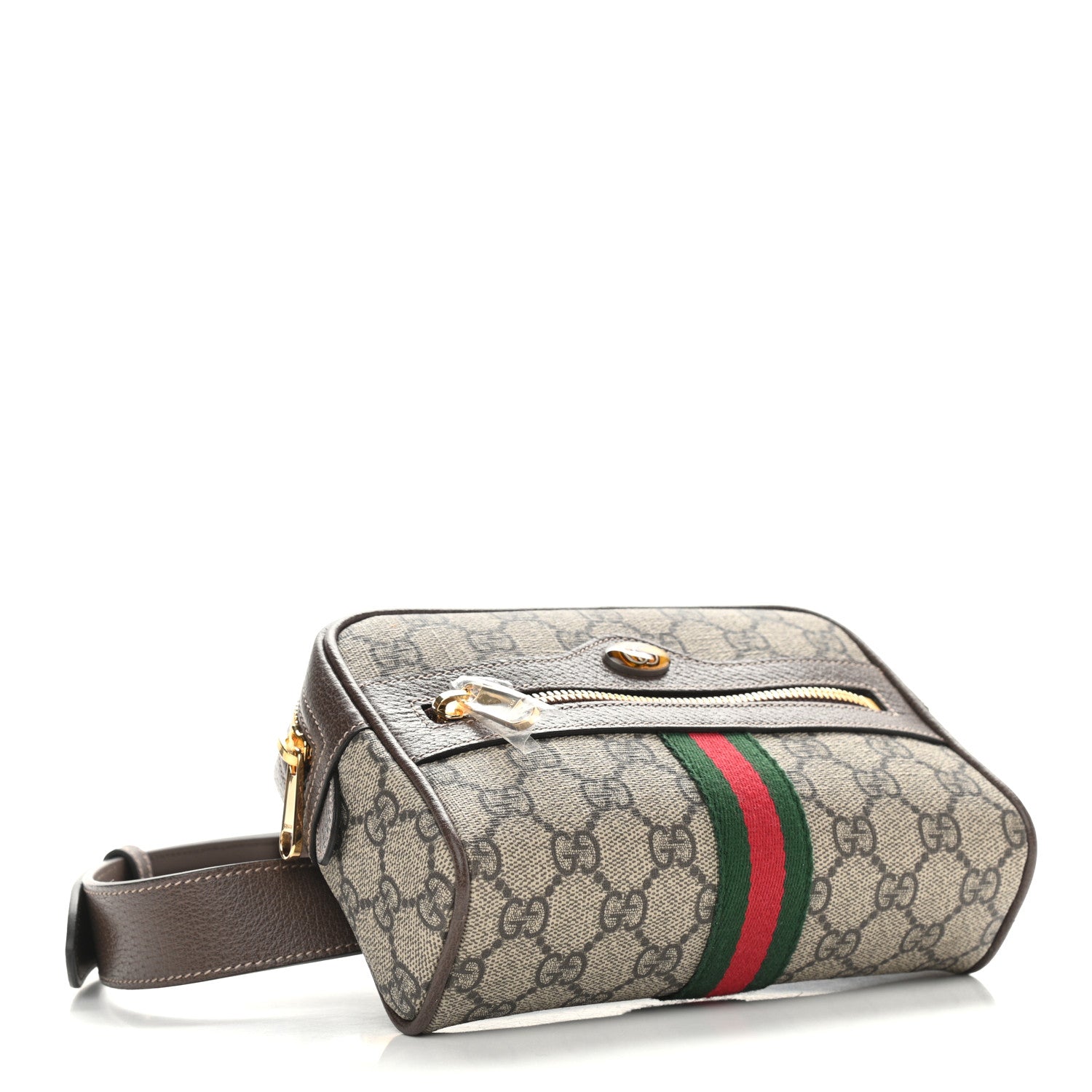 Gucci GG Supreme Monogram Small Ophidia Belt Bag 75 30 Dark Brown 4 of 10