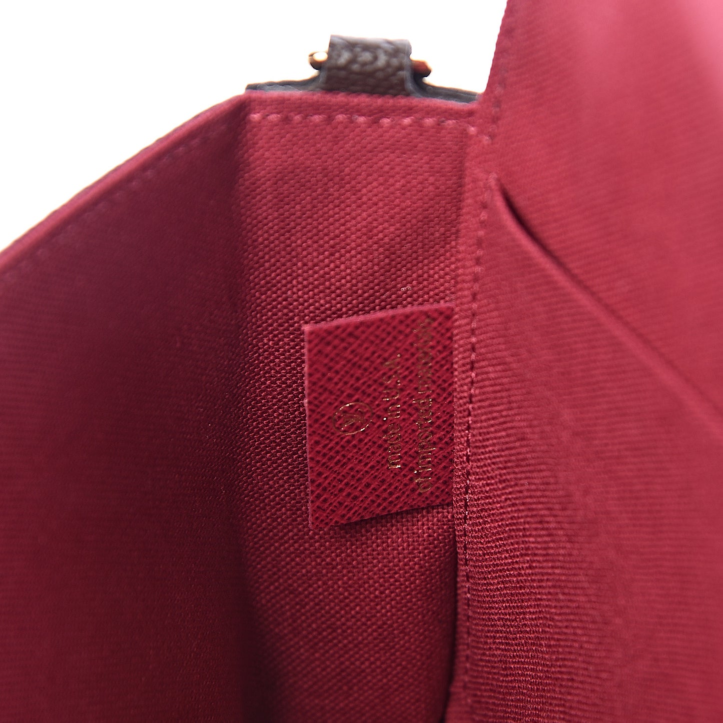 Monogram Pochette Felicie Chain Wallet Fuchsia