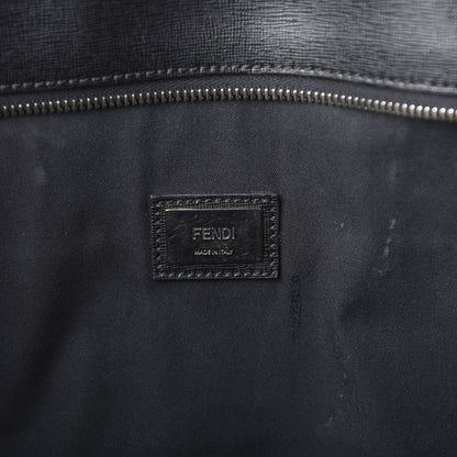 Fendi Vitello Elite Cuoio Monster Buggies Medium Roll Tote Lollypop Black 8 of 15