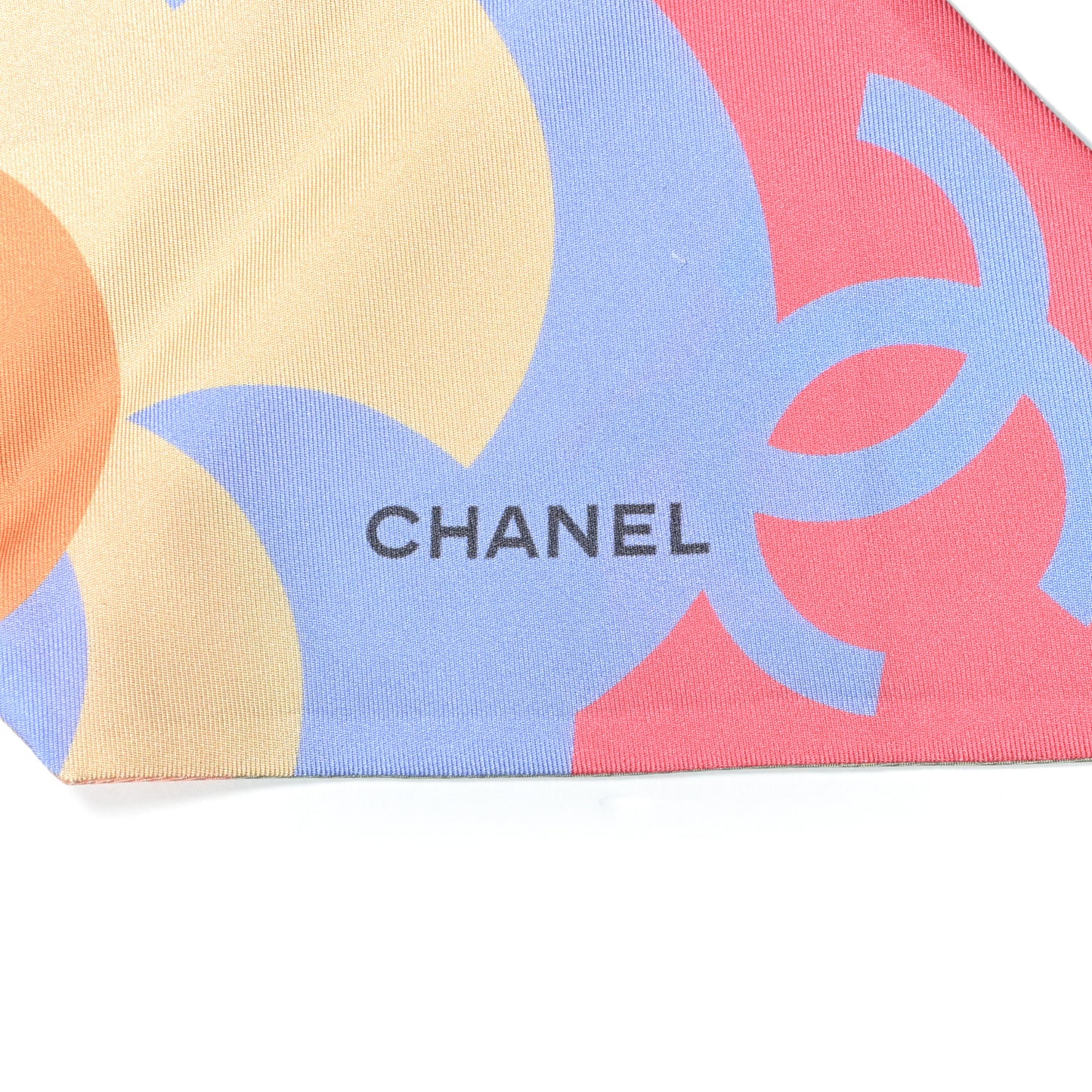 Silk CC Bandeau Scarf Multicolor
