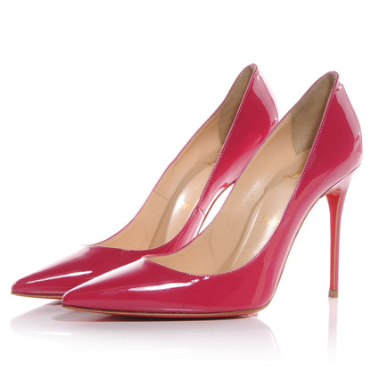 Christian Louboutin Patent Pigalle Follies 120 Pinky 38.5 3 of 6