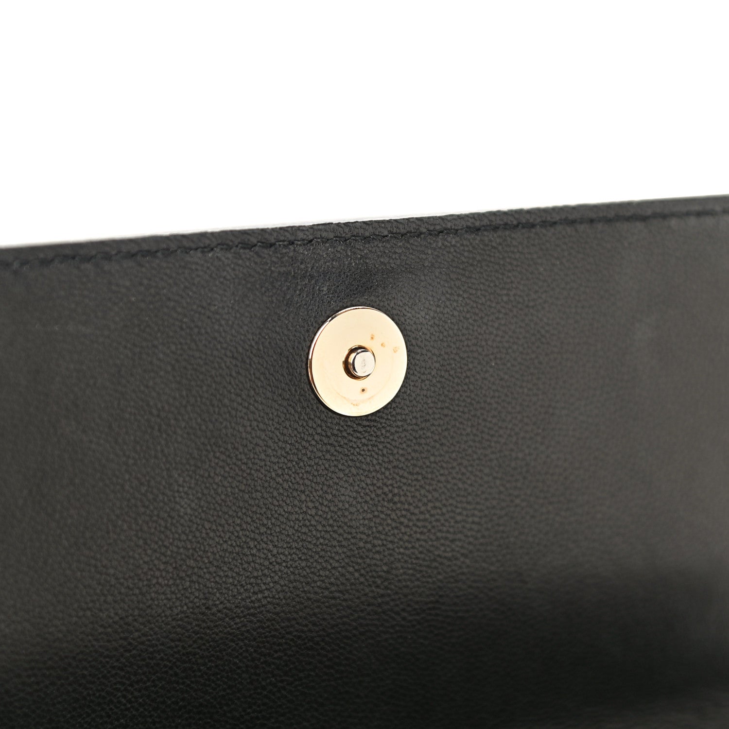 Jimmy Choo Patent Suede Fie Clutch Black 12 of 14