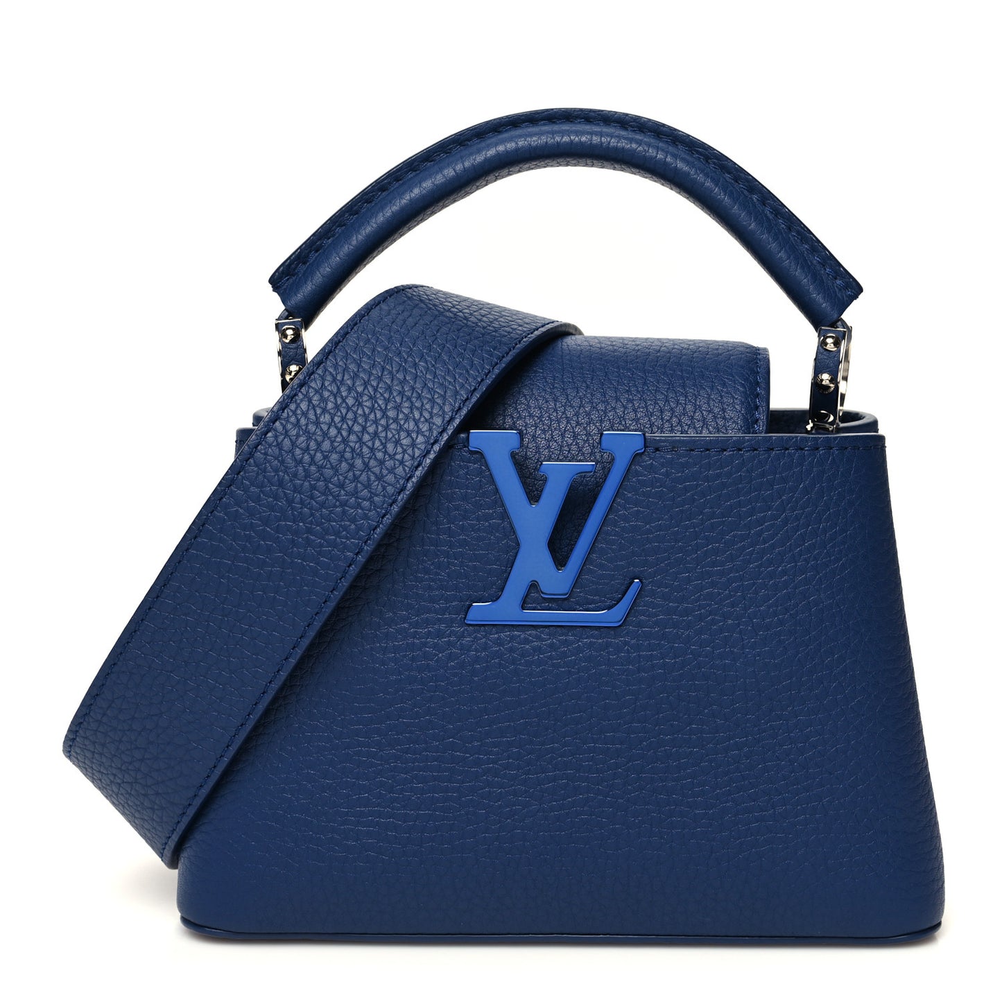 Taurillon Capucines Mini Blue