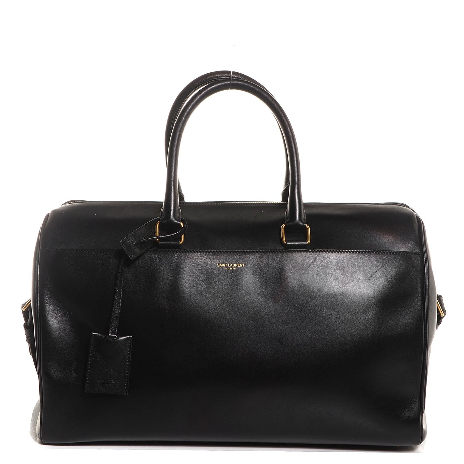 Saint Laurent Calfskin Classic Duffle 12 Black 1 of 11