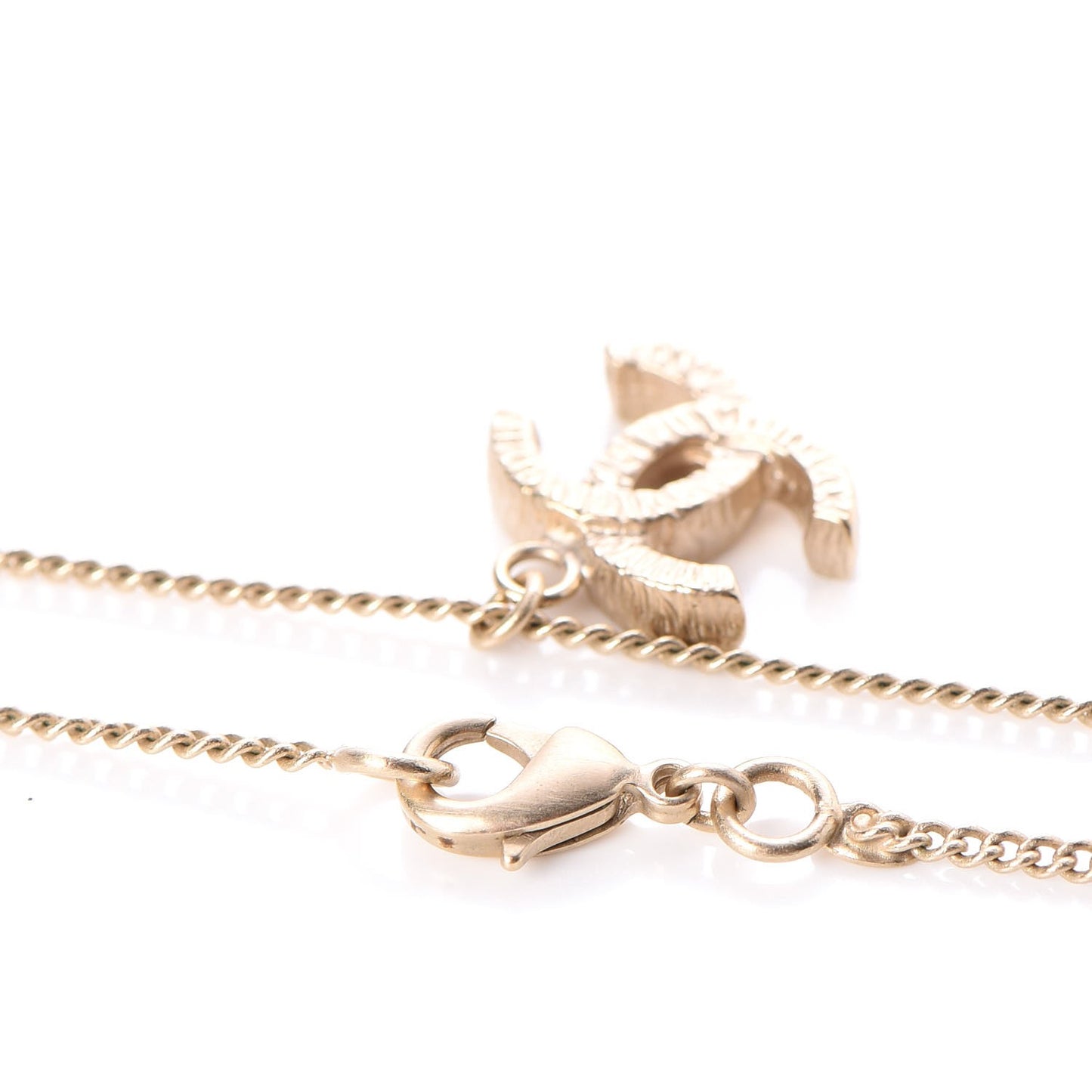 CC Pendant Necklace Gold