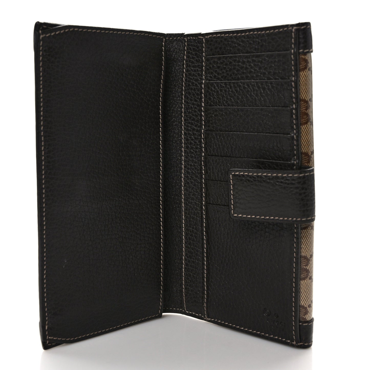 Crystal Monogram Continental Charmy Wallet Brown