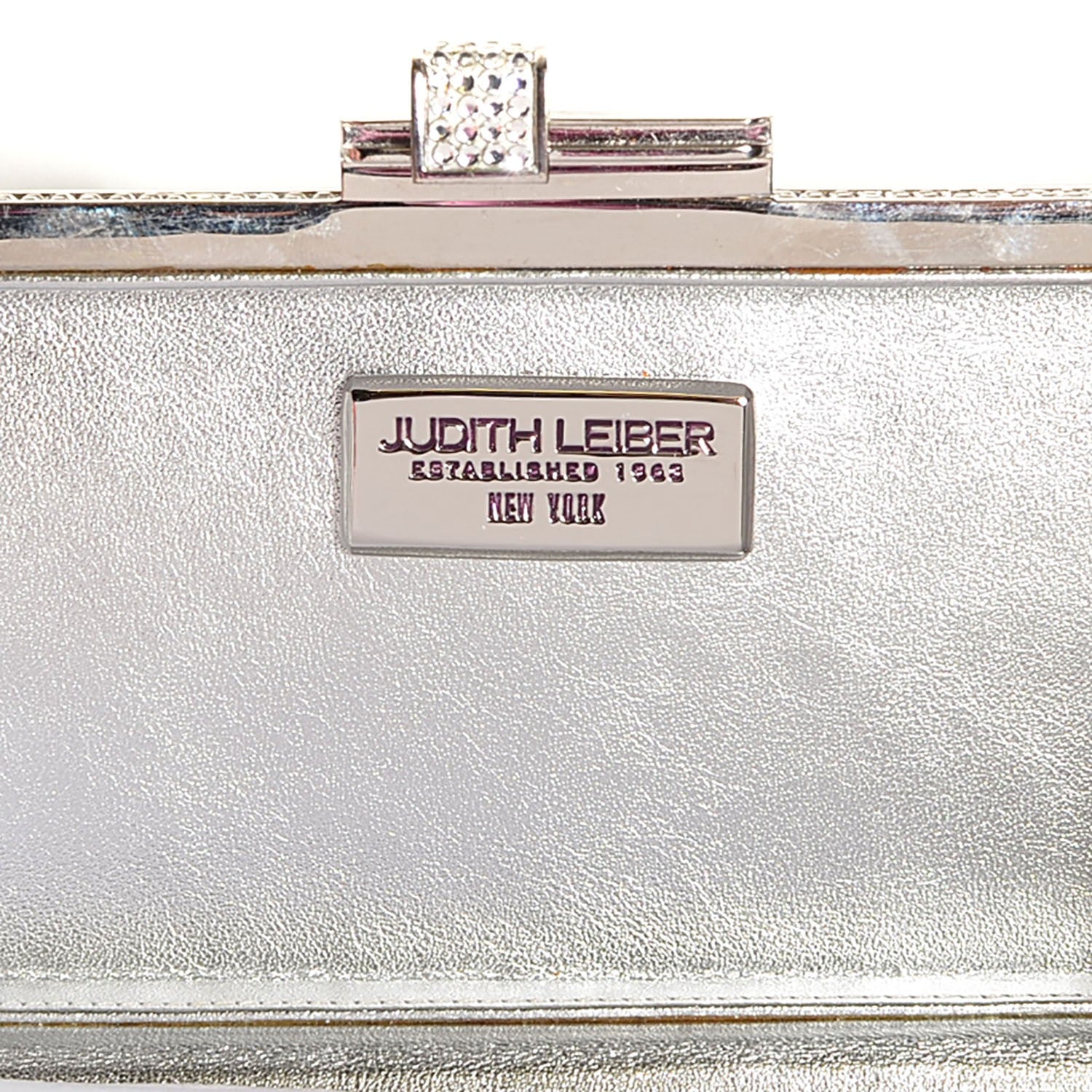 Judith Leiber Swarovski Crystal Zebra Miniaudiere Clutch Black White 7 of 7