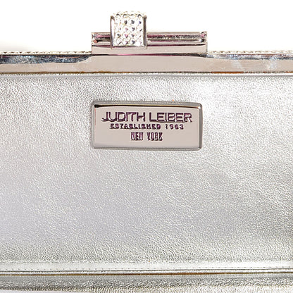 Judith Leiber Swarovski Crystal Zebra Miniaudiere Clutch Black White 7 of 7